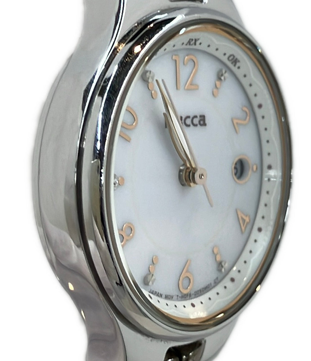 CITIZEN 腕時計 ウィッカ wicca ソーラー ホワイト H0F6-001K102 レディース シチズン
