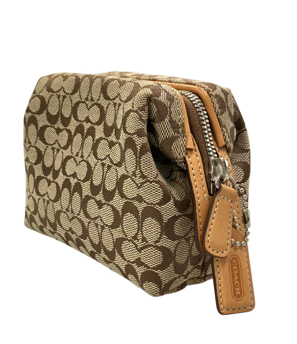 美品 COACH ポーチ ミニシグネチャー DP5092 レディース コーチ