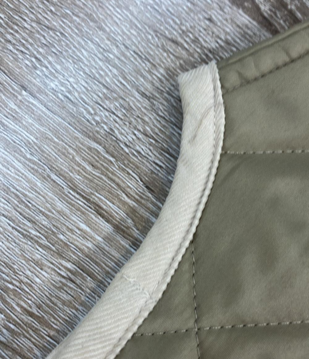 Traditional Weatherwear nano universe コート キルティング  ノーカラー シルバーボタン Aライン ARKLEY LONG2 L222APQC00246AA レディース