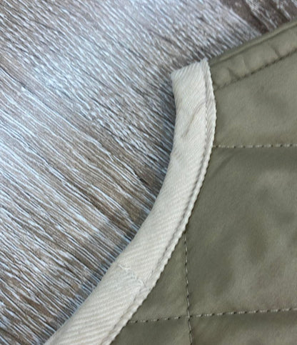 Traditional Weatherwear nano universe コート キルティング  ノーカラー シルバーボタン Aライン ARKLEY LONG2 L222APQC00246AA レディース