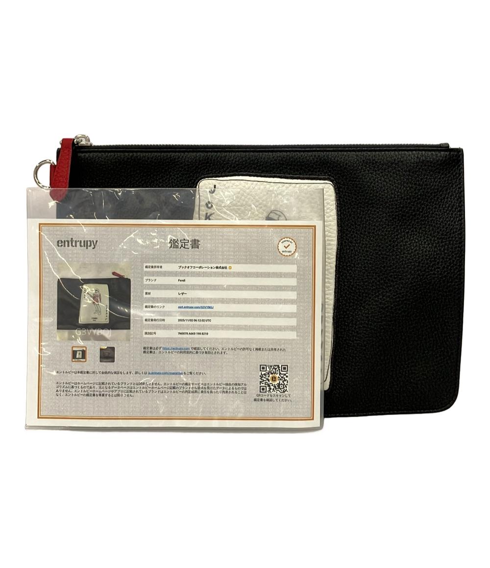 FENDI クラッチバッグ セカンドバッグ ニコ・ヴァシェラーリ コラボ ジョーカー メンズ レディース フェンディ