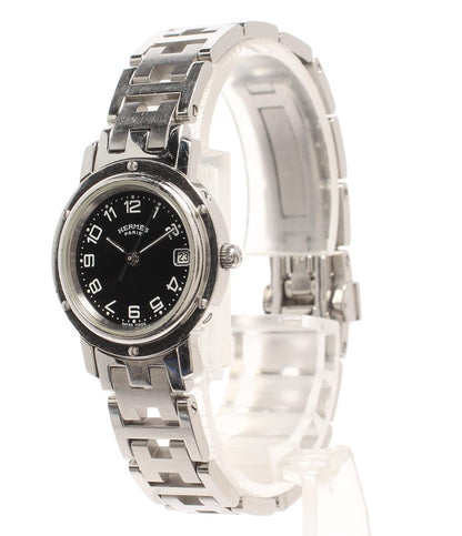 HERMES 腕時計 クオーツ ブラック CL4.210 レディース エルメス