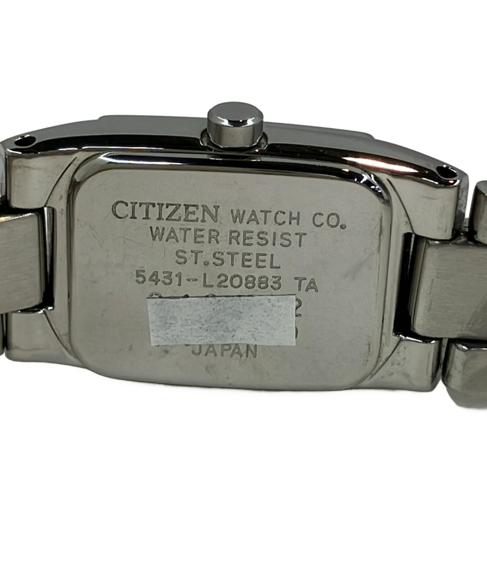CITIZENが 腕時計 ウィッカ wicca クオーツ 5431-L20883 レディース シチズン