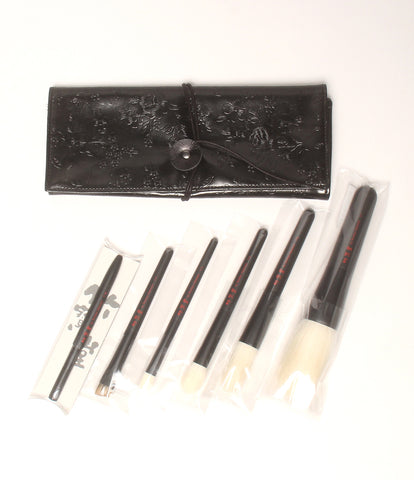 美品 メイクブラシ 6点セット 化粧筆      レディース  (複数サイズ) 竹宝堂