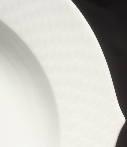 マイセン 美品 スーププレート 皿 2点セット 23cm  波の戯れ       Meissen