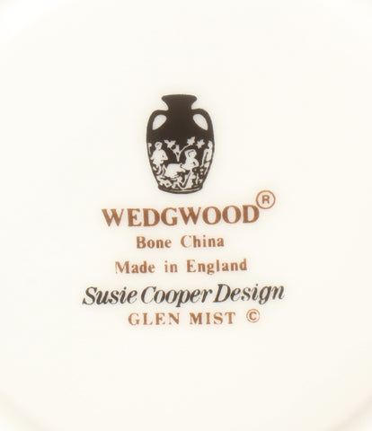 ウェッジウッド  カップ＆ソーサー 4客 プレート 皿 18cm 4点 セット  グレンミスト       WEDGWOOD