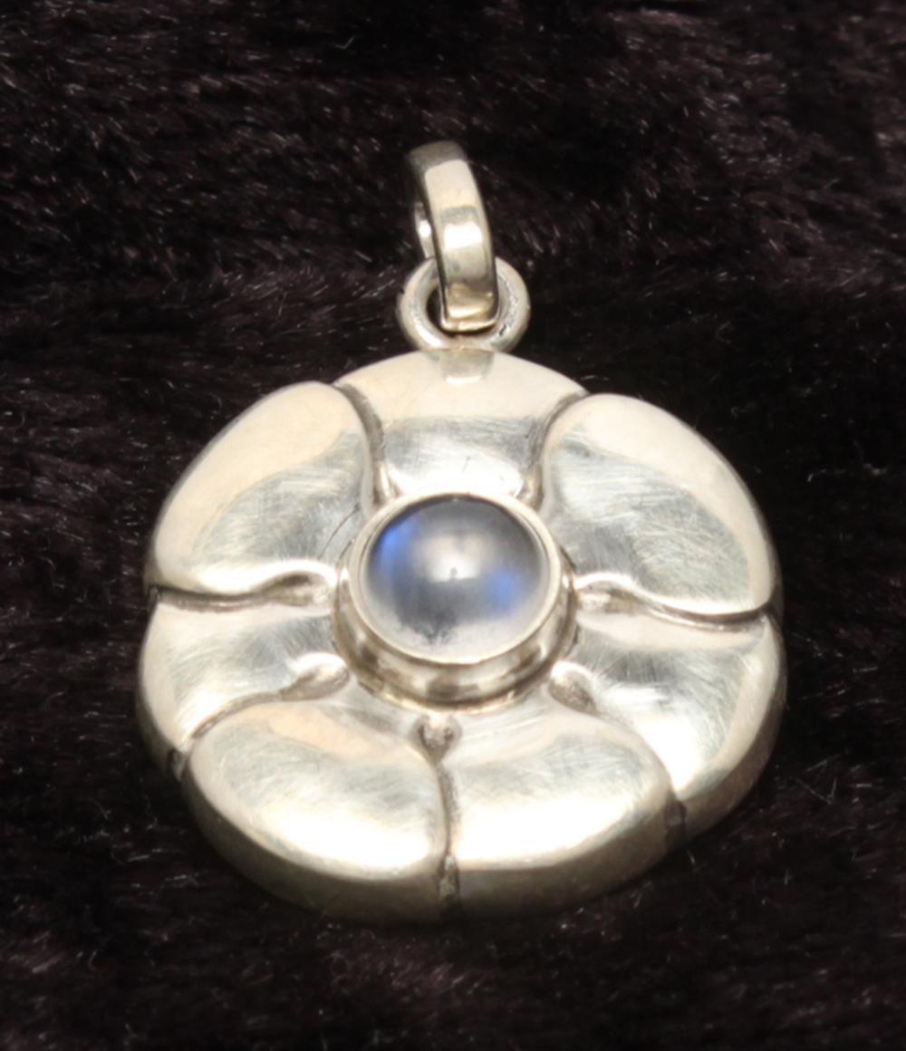 Georg Jensen ペンダントトップ SV925 436 ムーンストーン フラワー