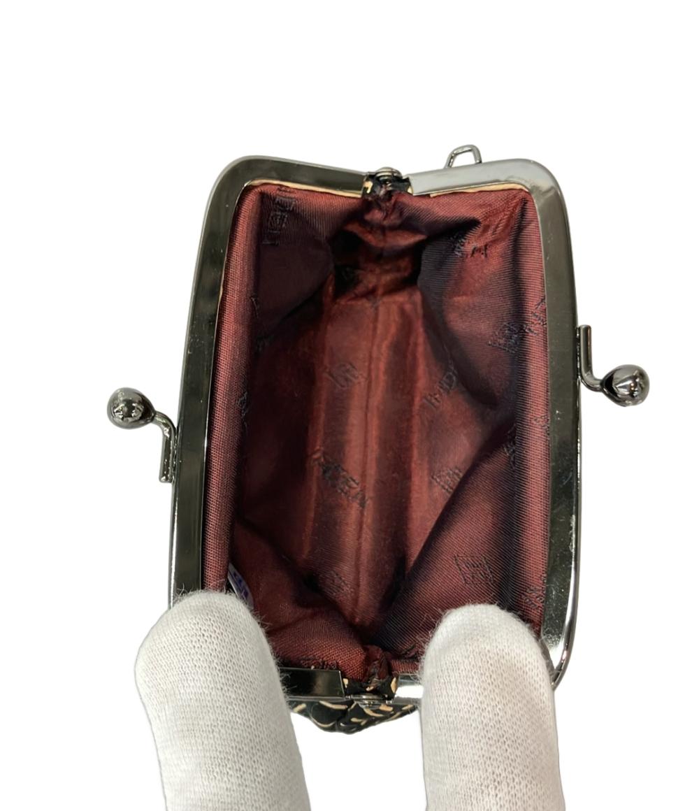 美品 がま口コインケース レディース