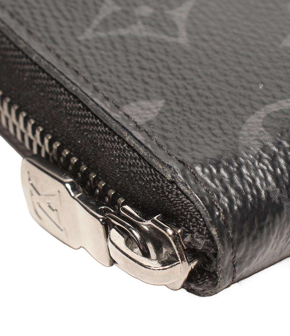 ルイ・ヴィトン ラウンドファスナー長財布 ジッピー ウォレット ヴェルティカル モノグラム エクリプス M62295 メンズ LOUIS VUITTON