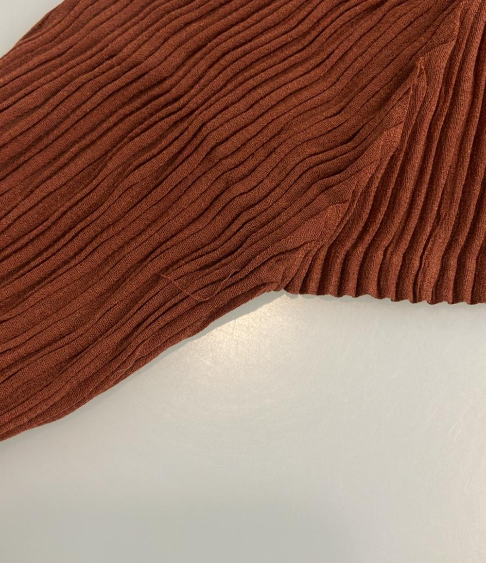 ISSEY MIYAKE 長袖Tシャツ プリーツ カットソー IM63-FJ926 レディース SIZE L イッセイミヤケ