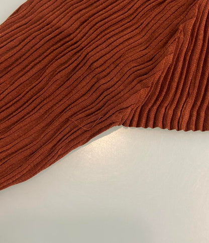 ISSEY MIYAKE 長袖Tシャツ プリーツ カットソー IM63-FJ926 レディース SIZE L イッセイミヤケ