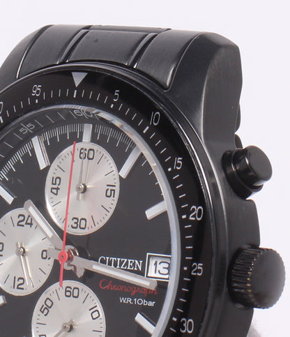 CITIZEN 腕時計 クオーツ ブラック 0610-K006783 メンズ シチズン