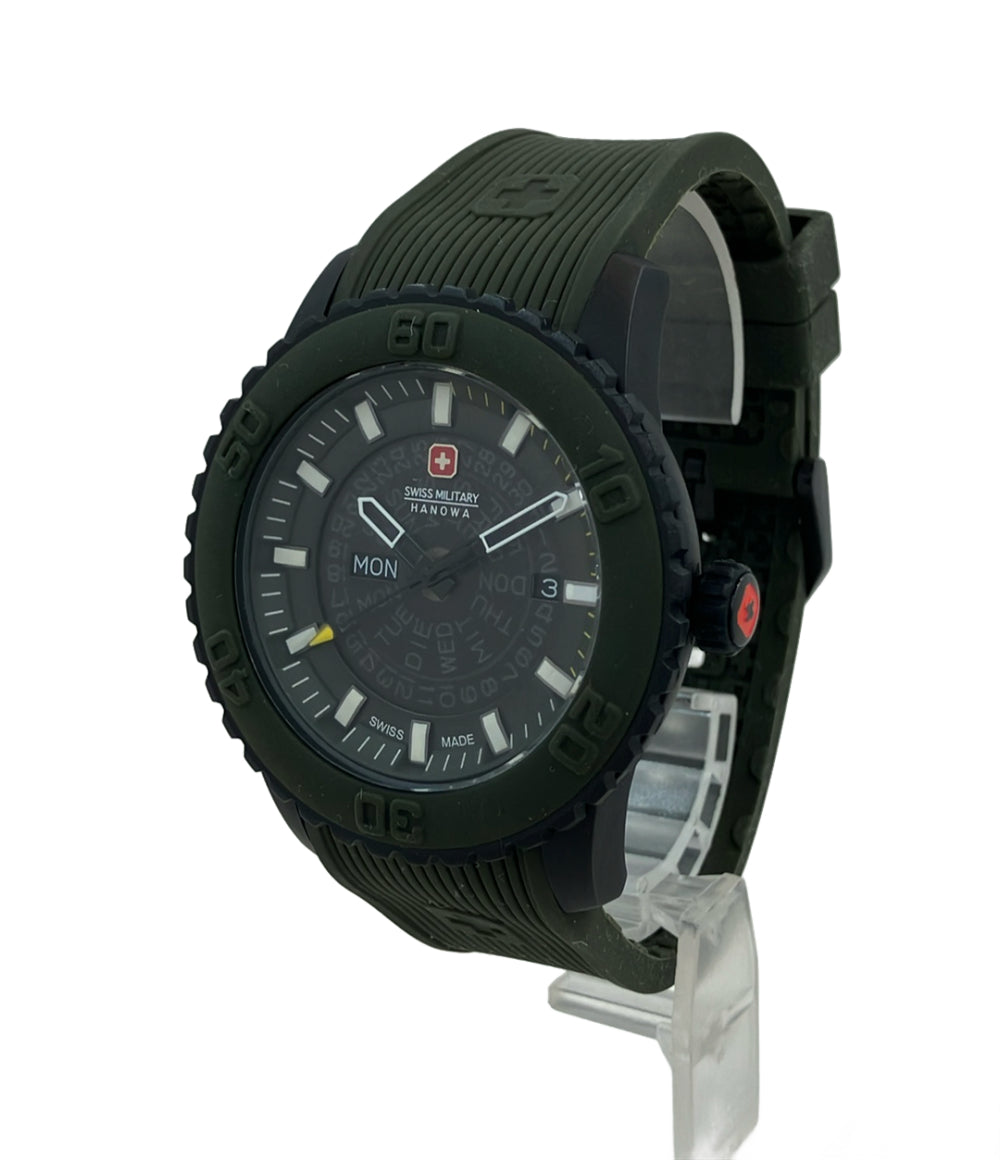 美品 SWISS MILITARY 腕時計 クオーツ ML-418 メンズ スイスミリタリー