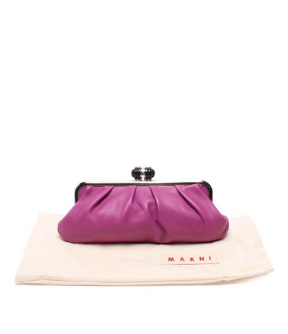美品 マルニ クラッチバッグ がま口ポーチ レディース MARNI – rehello 