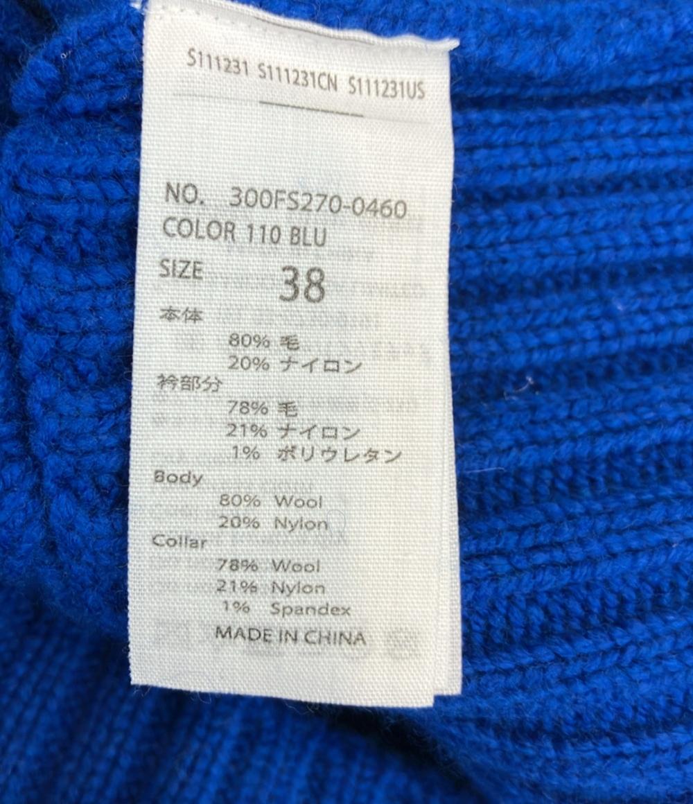 ENFOLD カーディガン 長袖 ウールリブショート 22AW 300FS270-0460 レディース SIZE 38 (M) エンフォルド
