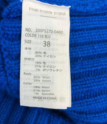 ENFOLD カーディガン 長袖 ウールリブショート 22AW 300FS270-0460 レディース SIZE 38 (M) エンフォルド