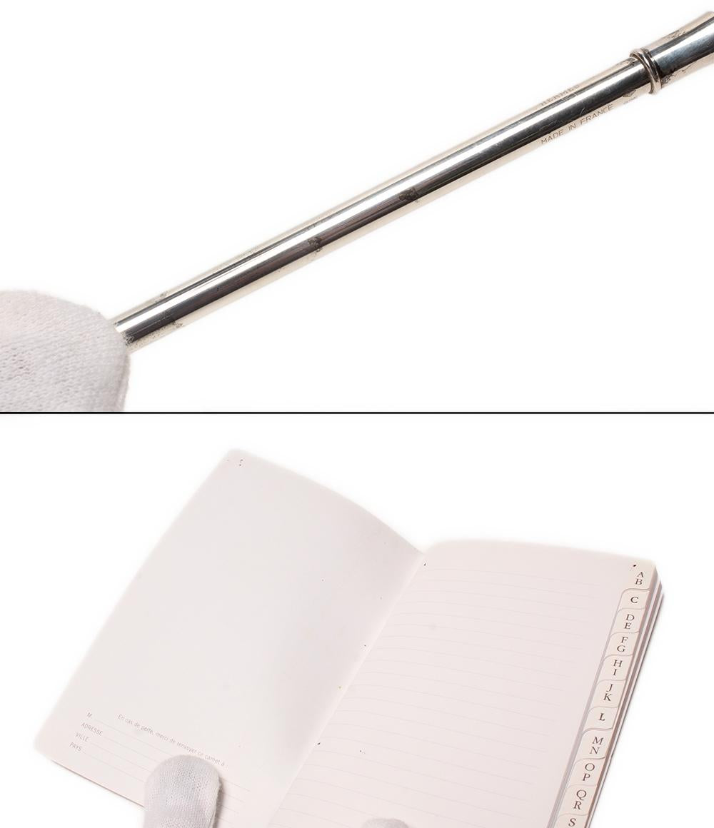 HERMES 手帳カバー □I刻印 シルバー金具 アジェンダPM レディース メンズ エルメス