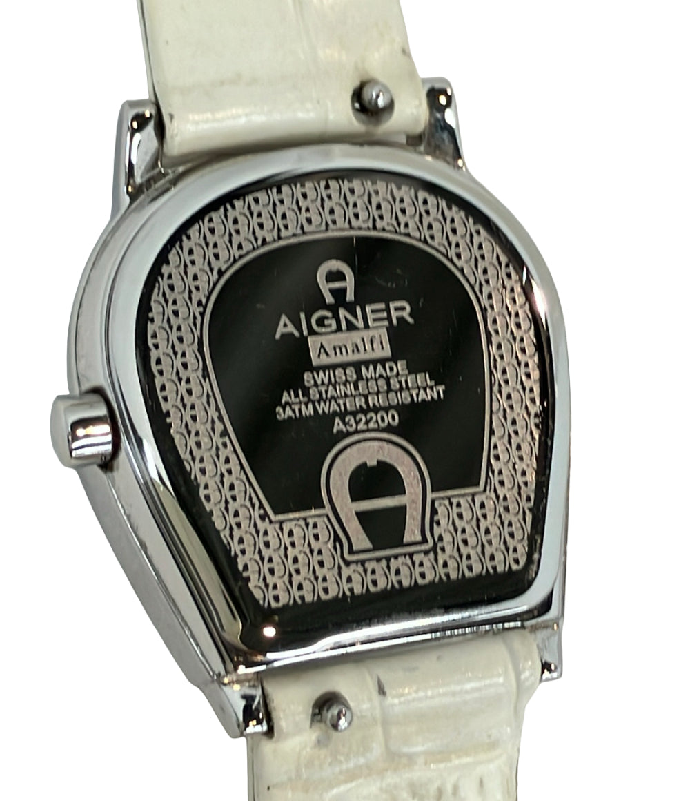 AIGNER 腕時計 アマルフィ クオーツ シェル A32200 レディース アイグナー