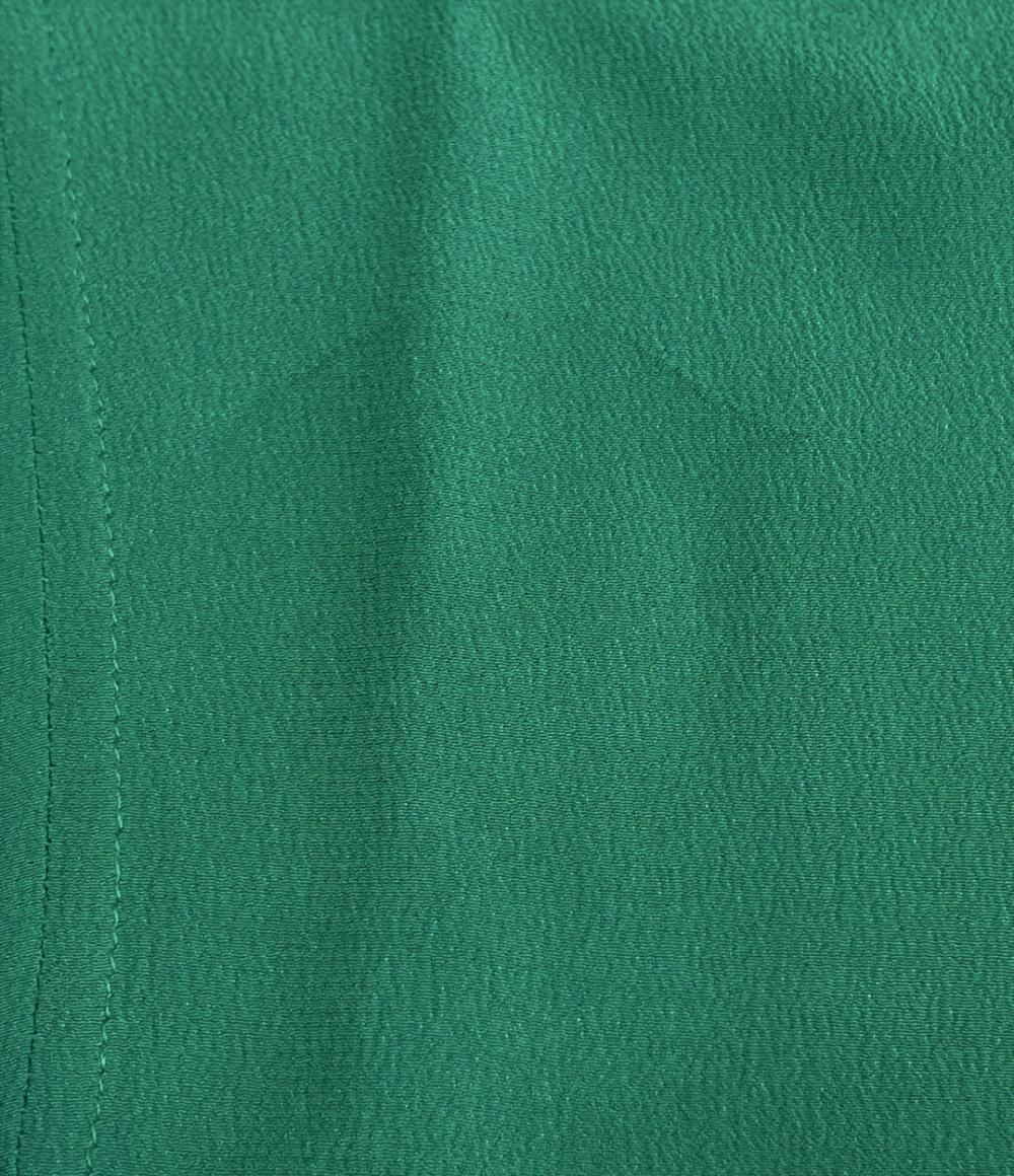 HERMES 長袖 シルクワンピース 17-7351 レディース SIZE 40 (M) エルメス