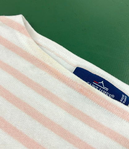 セントジェームス ボーダー柄ボートネック長袖Tシャツ ロンT レディース SIZE XXS SAINT JAMES