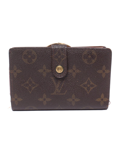 訳あり LOUIS VUITTON 二つ折り財布 がま口 ポルト モネ ビエ ヴィエノワ モノグラム M61663 レディース ルイ・ヴィトン