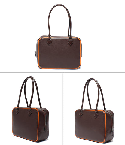 HERMES ハンドバッグ シルバー金具 □I刻印 ヴォーエプソン ミニプリュム レディース エルメス