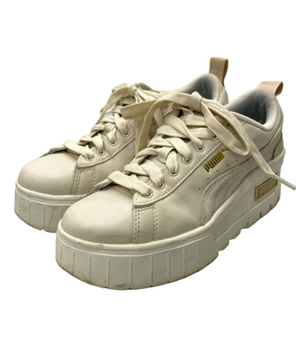 PUMA ローカット厚底スニーカー メイズ ウェッジ パステル 388566-05 レディース SIZE 24.0 プーマ