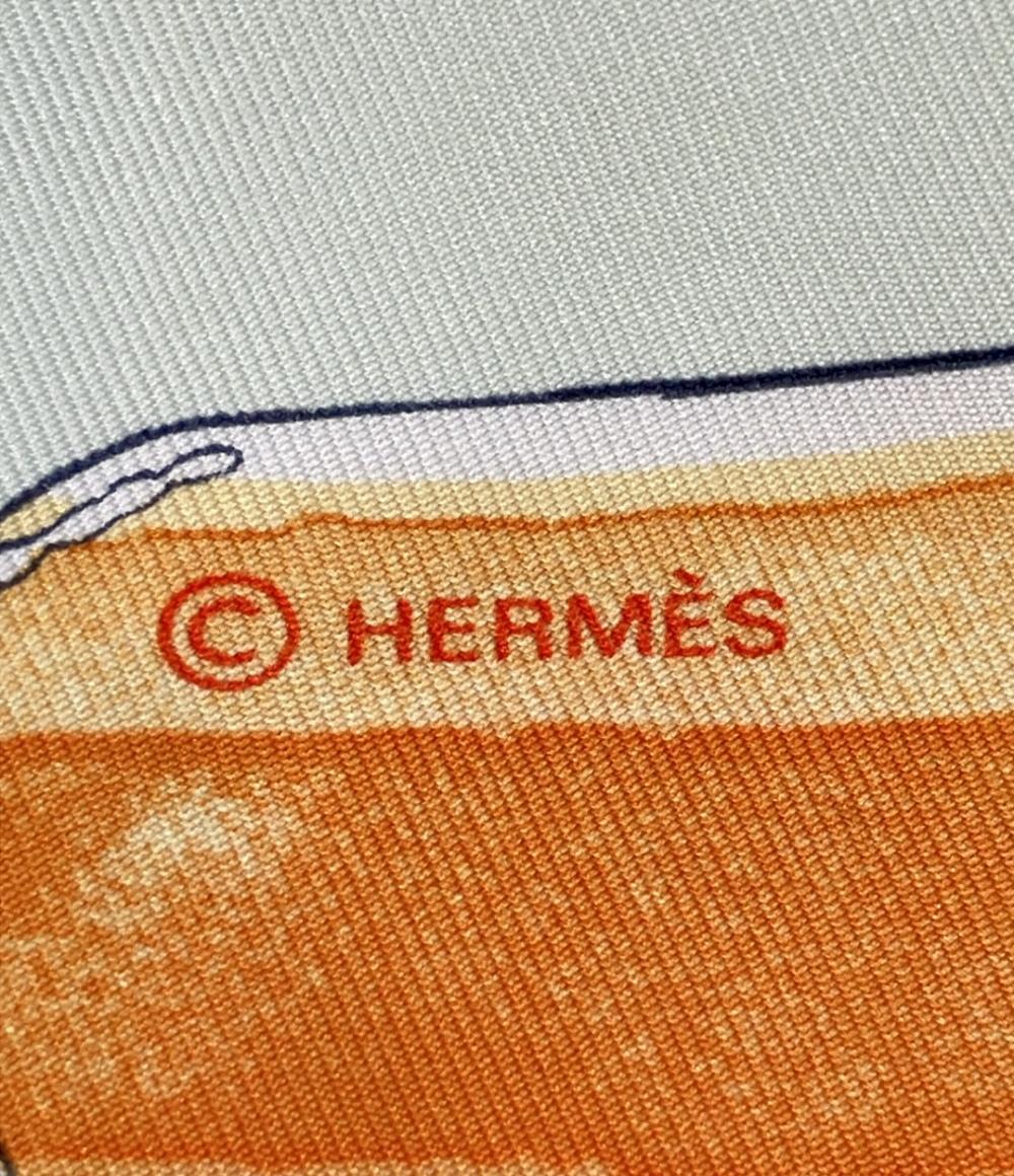 エルメス スカーフ シルク100% カレ90 Le jeu des petits bonheurs レディース HERMES