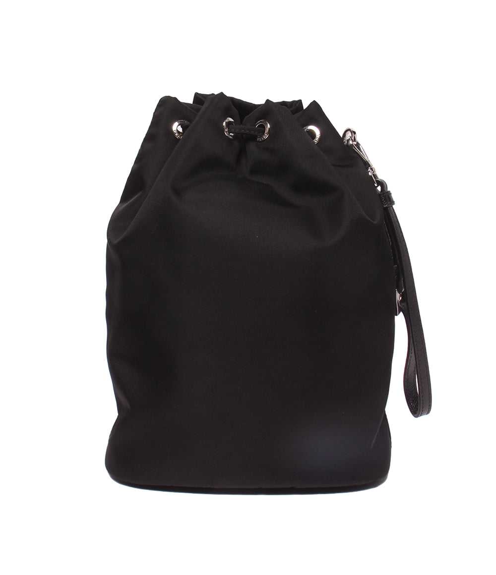 美品 PRADA ハンドバッグ ポーチ 巾着 Re-Nylon 1NE369 メンズ レディース プラダ