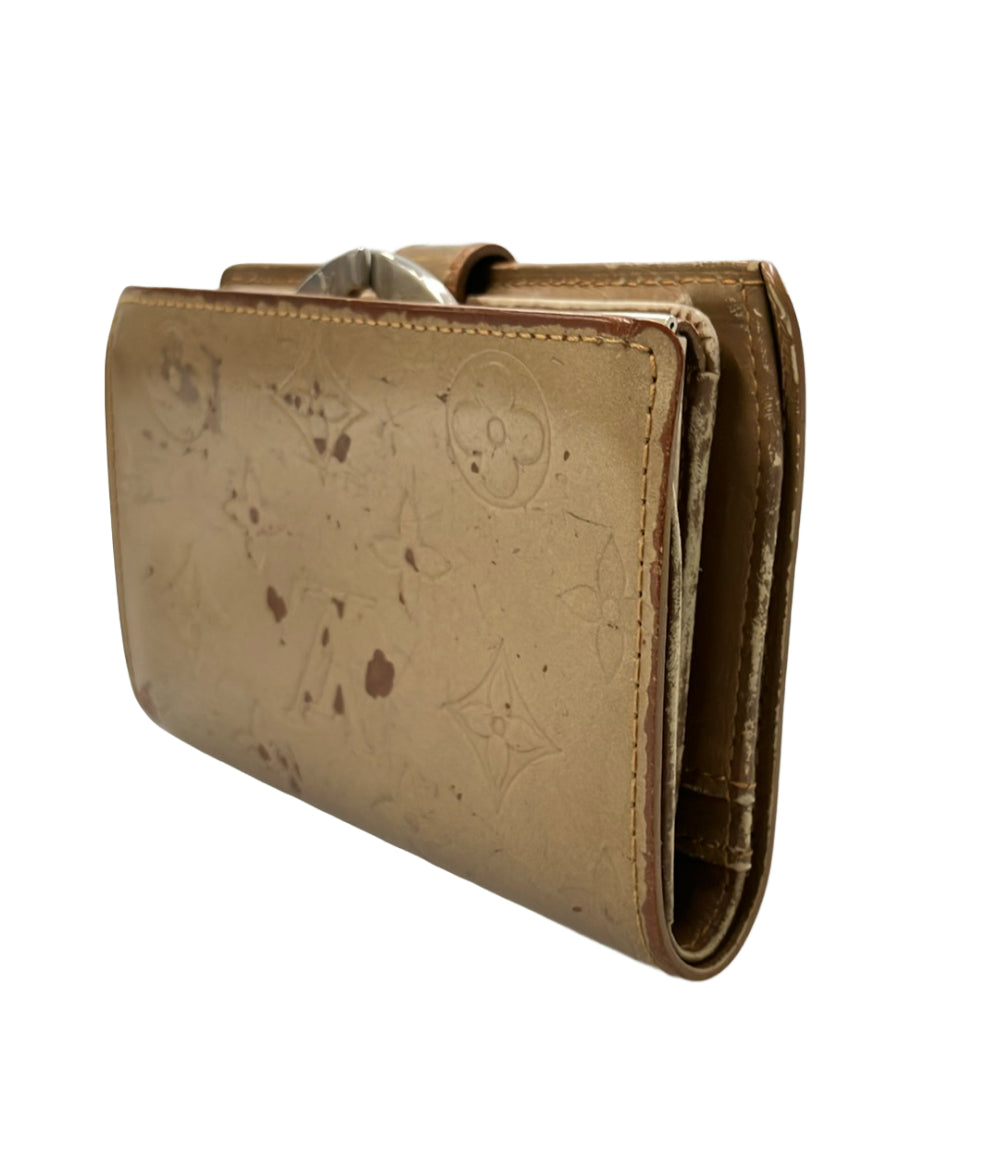 LOUIS VUITTON 二つ折り財布 ポルトモネ ビエ ヴィエノワ モノグラム ヴェルニ M91209 レディース ルイ・ヴィトン