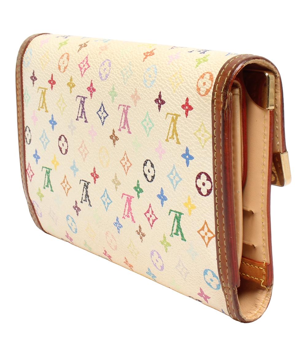 ルイ・ヴィトン 三つ折り長財布 ポルトトレゾール インターナショナル マルチカラー M92659 レディース LOUIS VUITTON