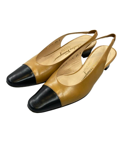 サルヴァトーレフェラガモ スリングバッグパンプス レディース SIZE 5 1/2 C (M) Salvatore Ferragamo