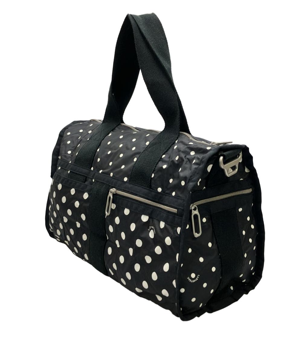 美品 LeSportsac ボストンバッグ ショルダーバッグ 2WAY 斜め掛け ナイロン レディース レスポートサック
