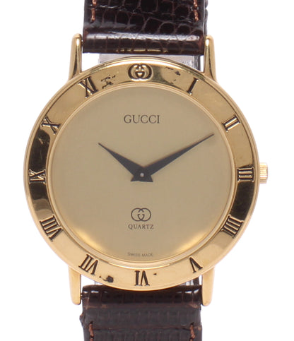 GUCCI 腕時計 クオーツ ゴールド 3000M メンズ グッチ