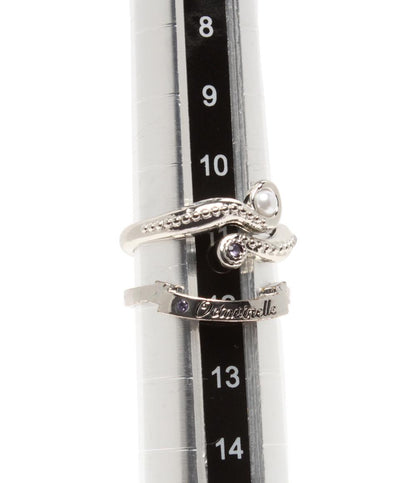 ディズニー リング 指輪 ツインテッドワンダーランド ハーツラビュル寮 オクタヴィネル寮 4点セット レディース SIZE 11号 12号 Disney