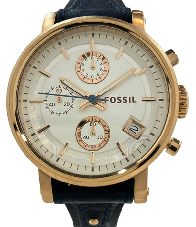 FOSSIL 腕時計 クオーツ シルバー ES3838 メンズ フォッシル