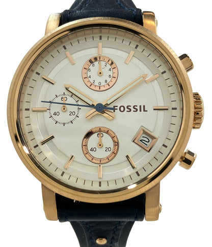 FOSSIL 腕時計 クオーツ シルバー ES3838 メンズ フォッシル