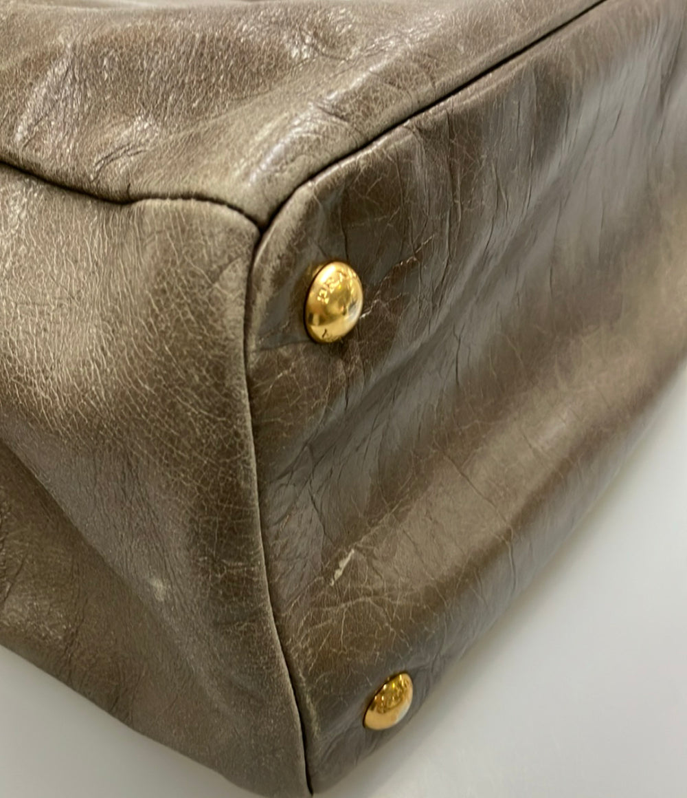 PRADA ハンドバッグ ショルダーバッグ 2WAY レザー VITELLO SHINE レディース プラダ