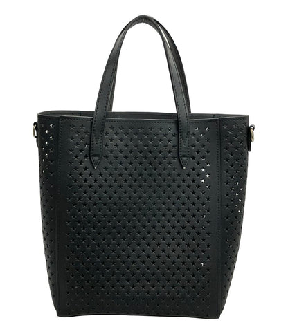 Jimmy Choo ハンドバッグ トートバッグ ショルダーバッグ 2WAY 斜め掛け PEGASI スターパンチング レザー レディース ジミーチュウ