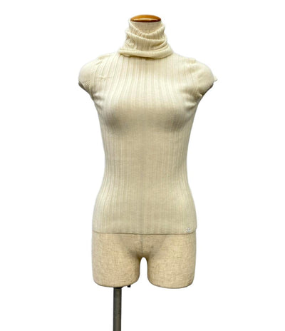 CHANEL ハイネックニット カシミヤ100% 2004年秋冬コレクション ヴィンテージ品 P24554V01720 レディース SIZE 38 (M) シャネル