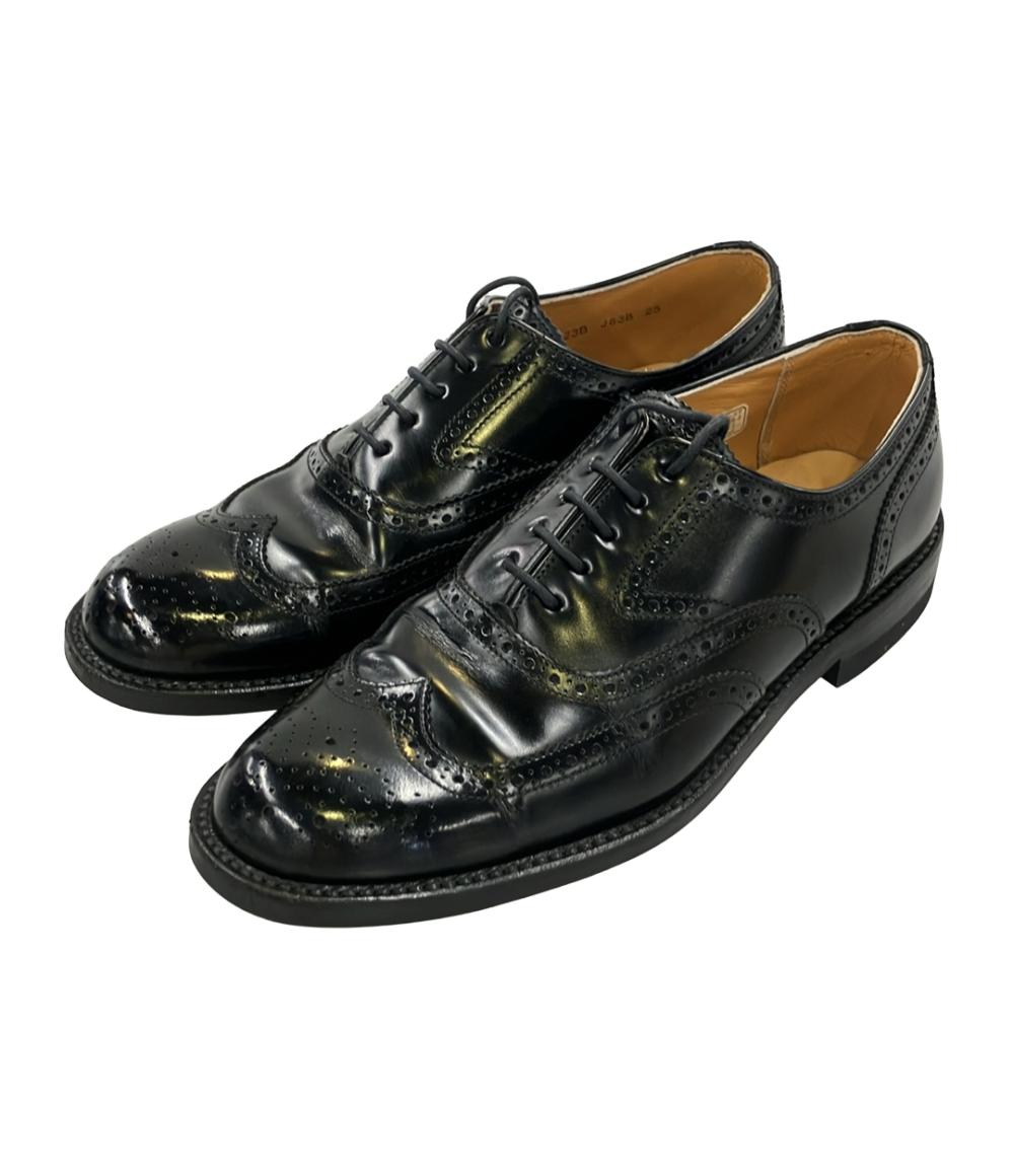 REGAL ドレスシューズ ブラック REGAL ドレスシューズ ウイングチップ メンズ SIZE 24 1/2 EE (24.5cm