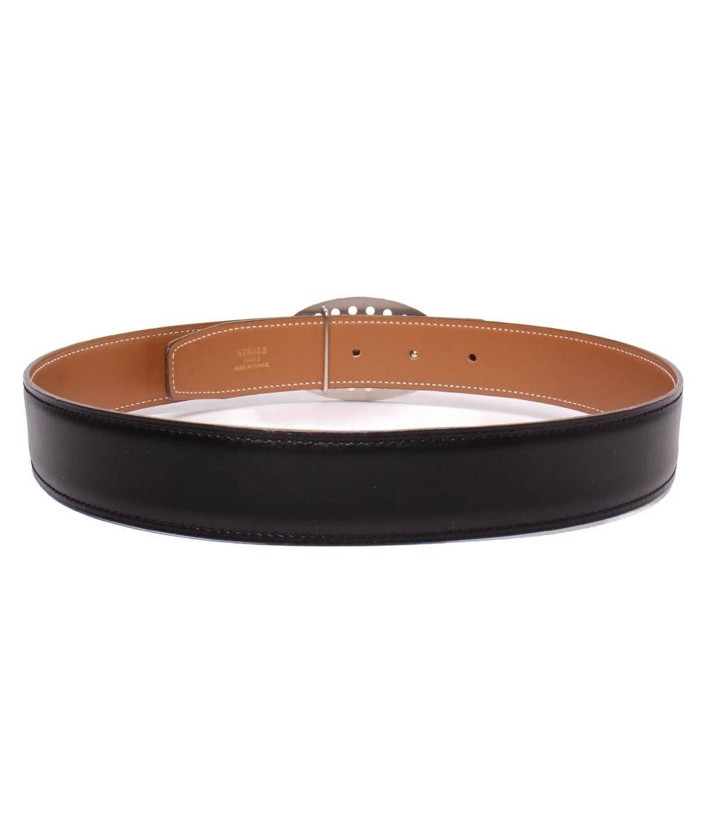 HERMES ベルト エブリンバックル リバーシブルベルト65 シルバー金具 〇Y刻印 レディース エルメス