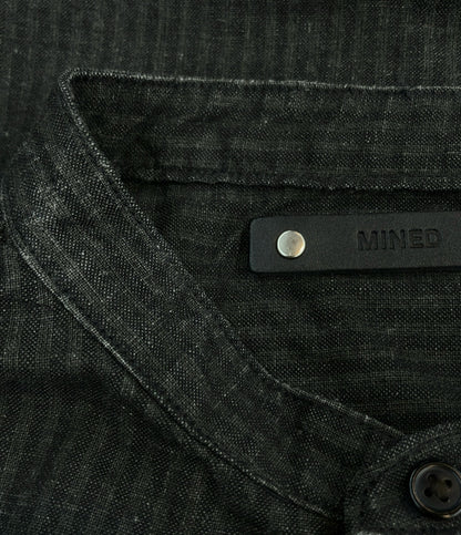 MINEDENIM 長袖シャツ バンドカラー メンズ SIZE 2 (L) マインデニム