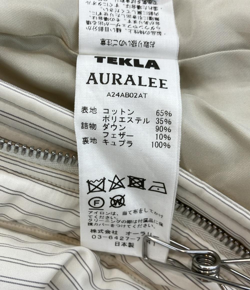 AURALEE TEKLA ダウンジャケット Snow Stripes タグ付き トラッド＆ベーシック STRIPE DOWN JACKET A24AB02AT メンズ SIZE 4 (M) オーラリー テクラ