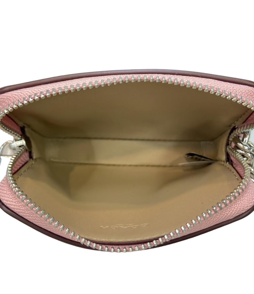 コーチ カードケース コインケース チェーン付き シグネチャー レディース COACH