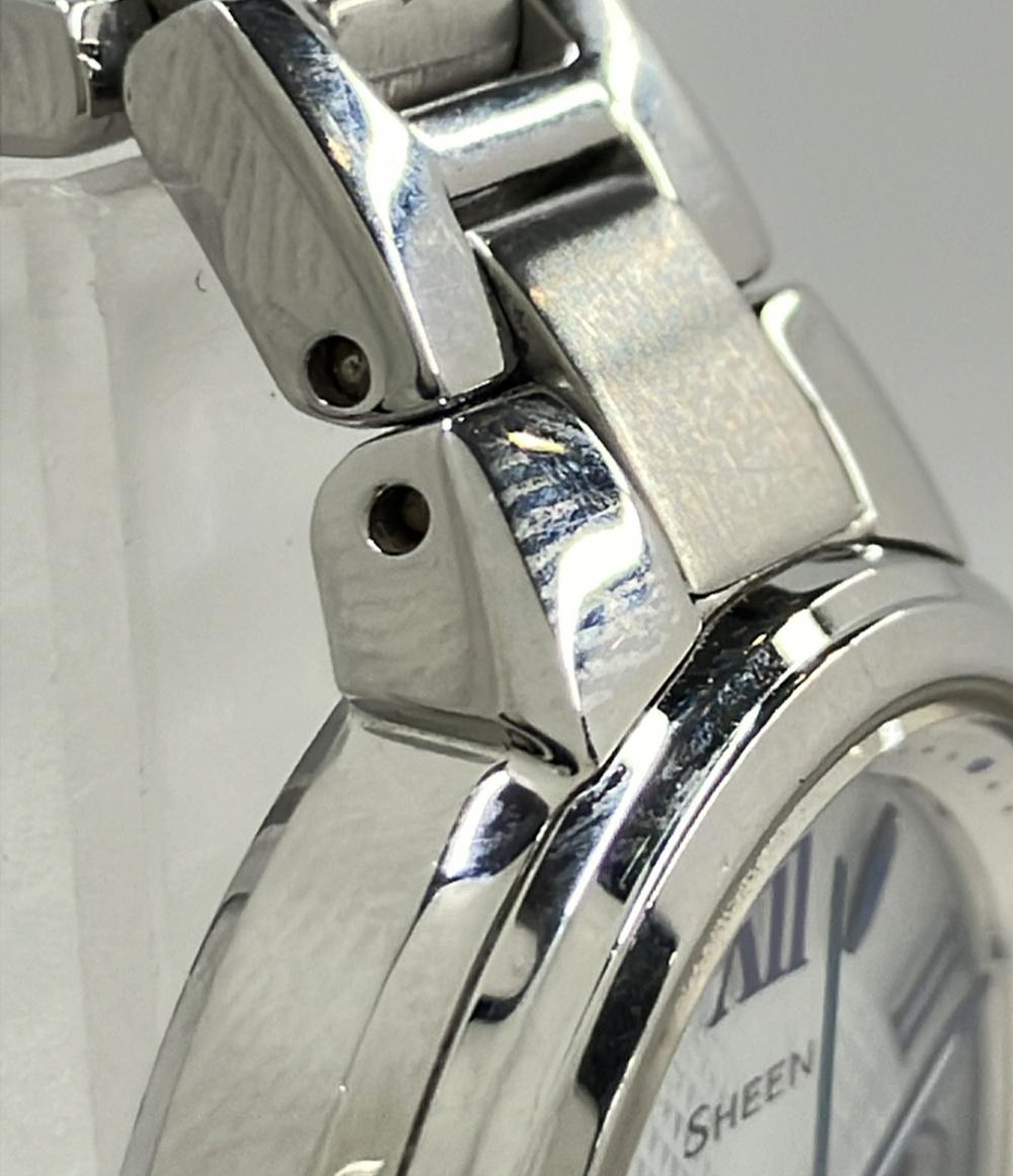 CASIO 腕時計 SHEEN シーン ソーラー シルバー SHE-4516 レディース カシオ