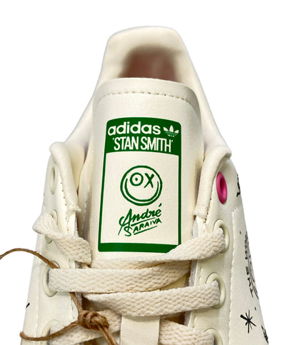 美品 adidas ローカットスニーカー Andre Saraivaコラボ STAN SMITH J GY1786で キッズ SIZE 25.0 アディダス