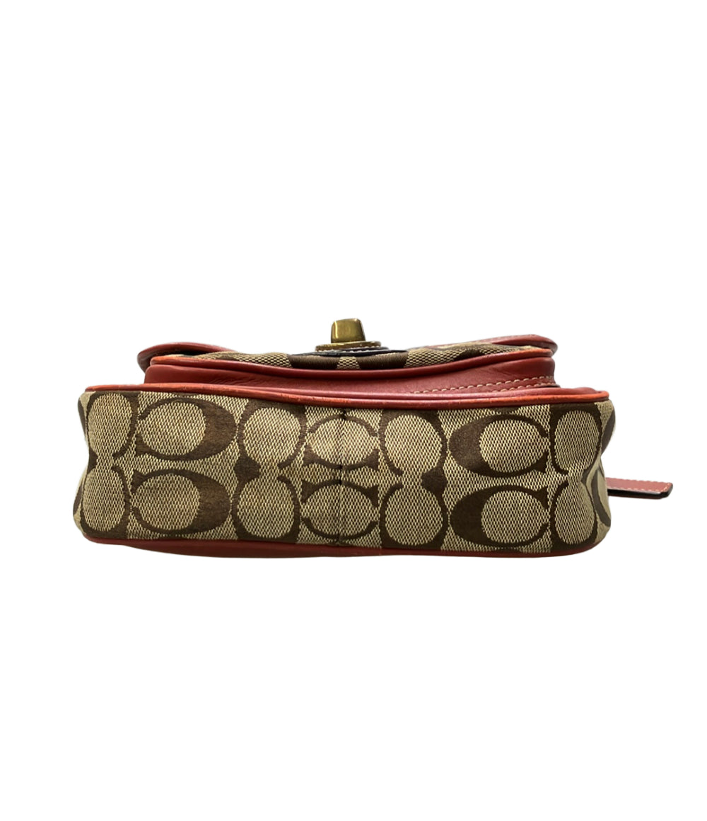 COACH ショルダーバッグ 斜め掛け シグネチャー F10566 レディース コーチ