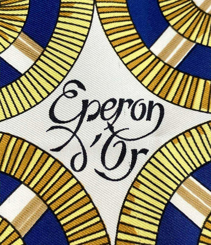 HERMES スカーフ シルク100% カレ90 Eperon dor レディース エルメス