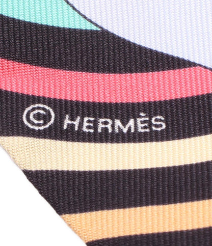 エルメス ツイリー スカーフ シルク100％ CARRES VOLANTS ノワール レディース HERMES